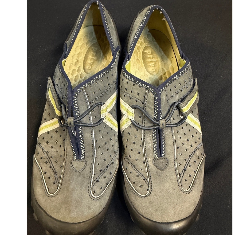 Privo by Clarks Womens 8M Slip on Walking shoes Gorpcore Grey Yellow‎ 76191